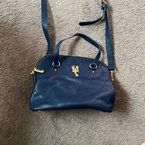 Navy blue bag